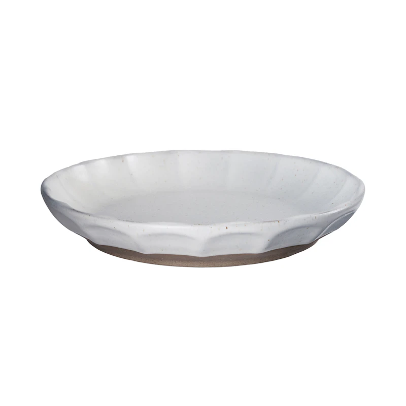 Side Plate 17 cm, White / Nature