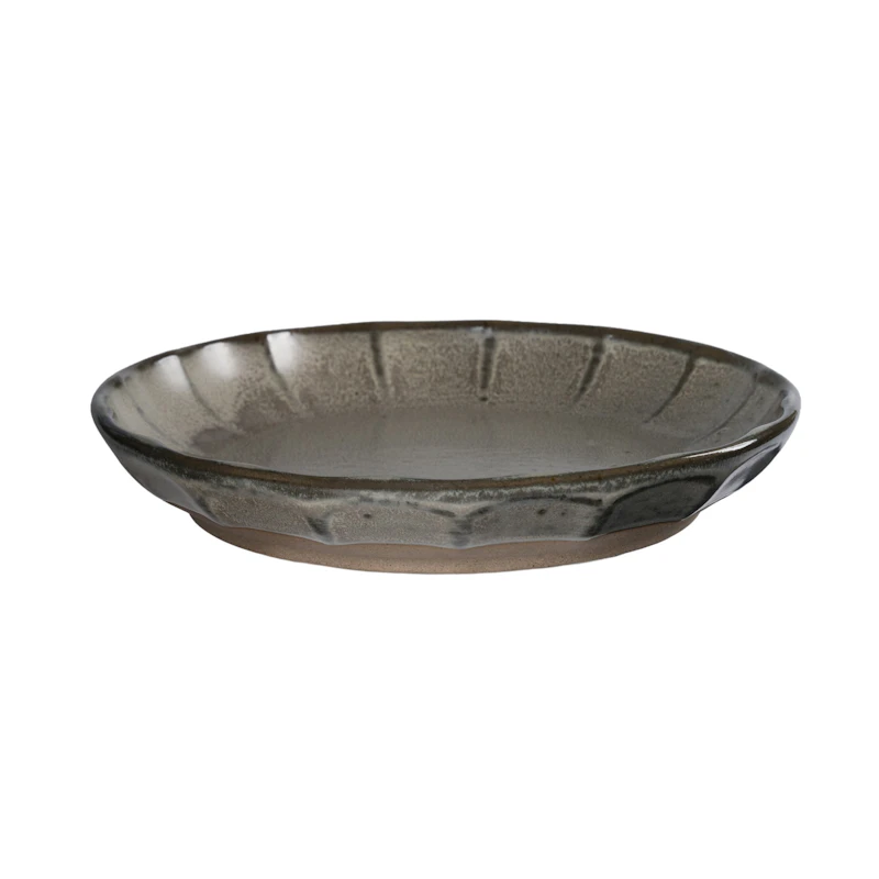 Side Plate 17 cm, Grey / Nature