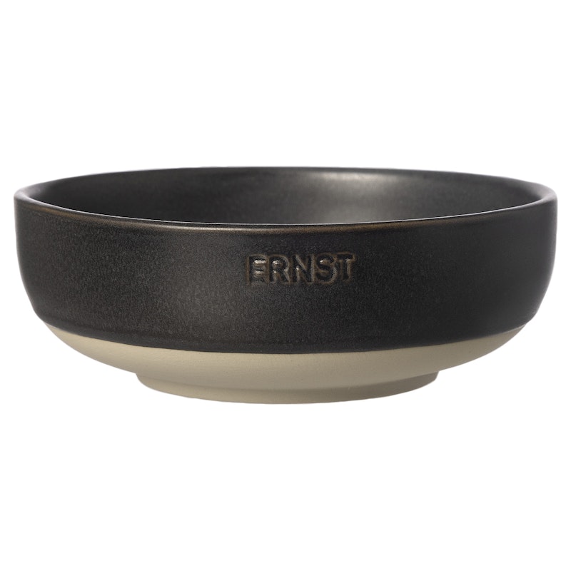 Bowl Ø14cm, Matte Black/Nature