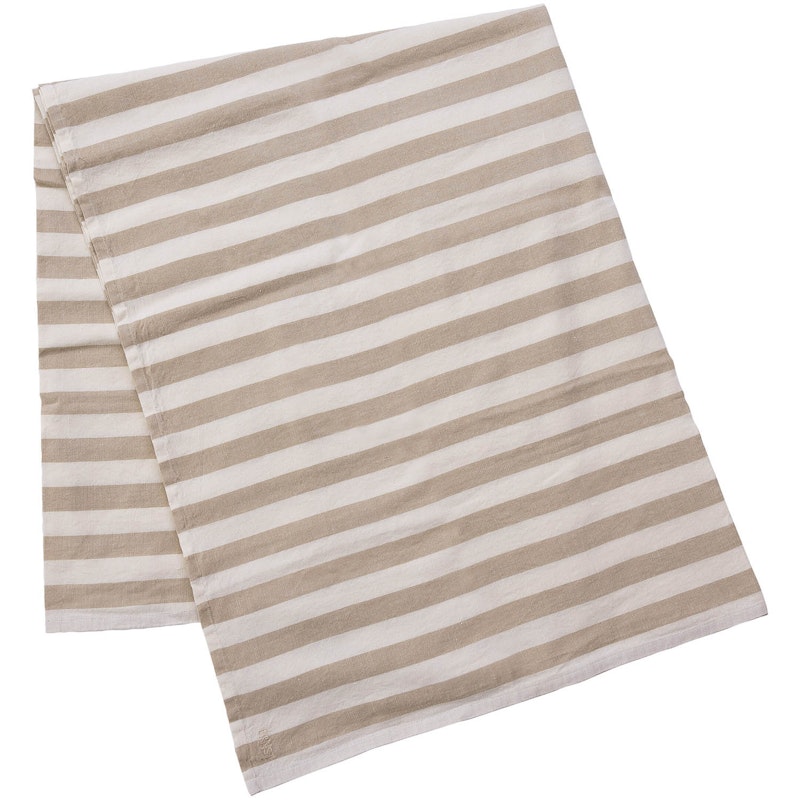 Table Cloth 145x300 cm, White/Beige