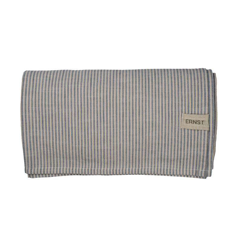 Tablecloth 145x300 cm, Blue / White