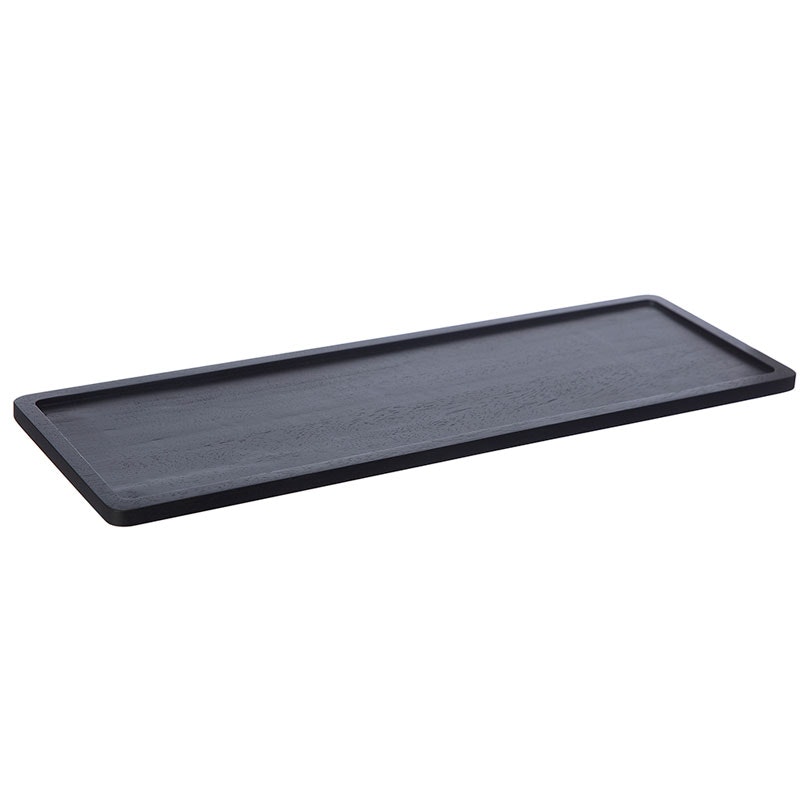 Tray Rectangular Black, 45x15