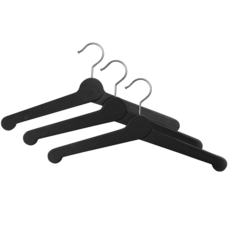 Nostalgi Hangers 3-pack, Black