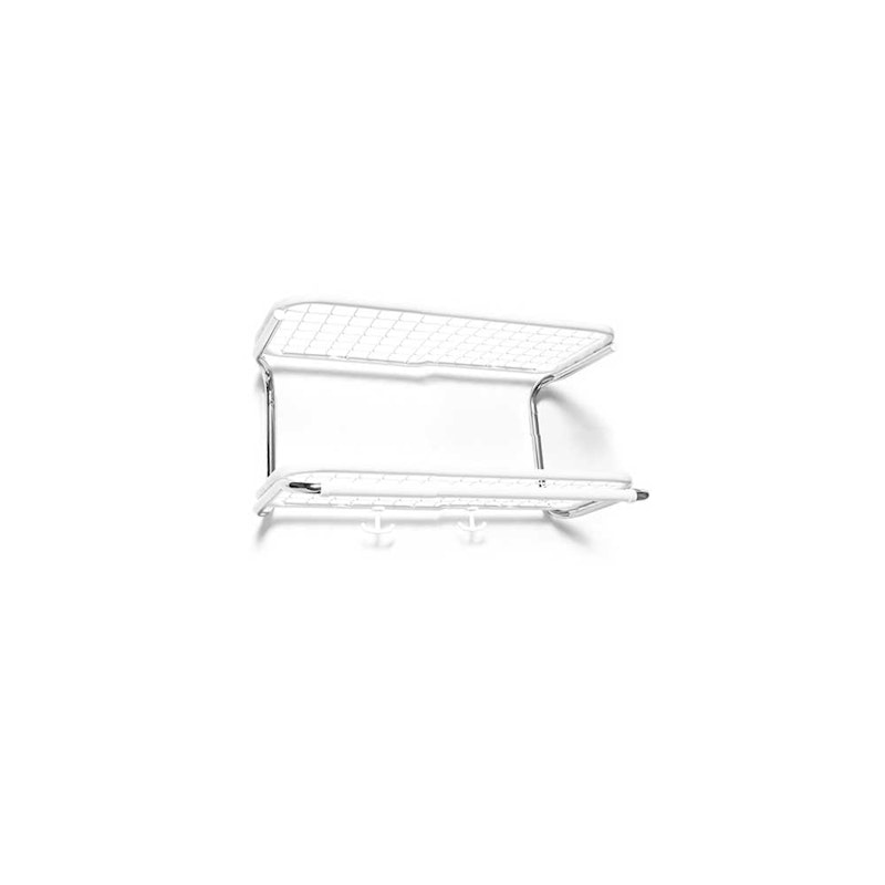 Classic 650 Hat Rack 40 cm, White/Chrome