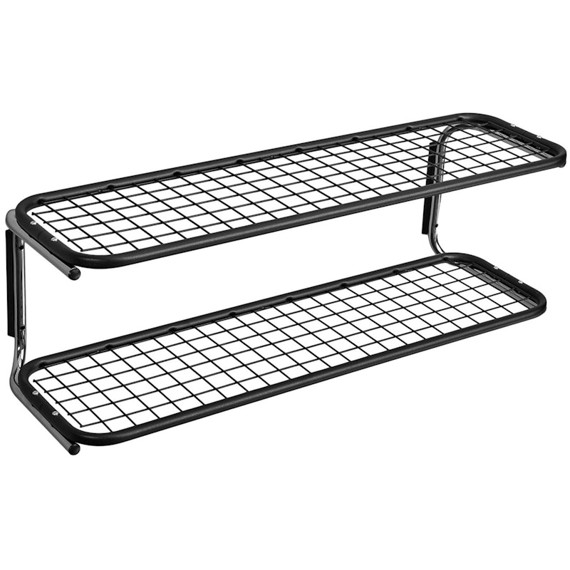 Classic 650 Shoe Rack Double Black / Chrome, 110 cm