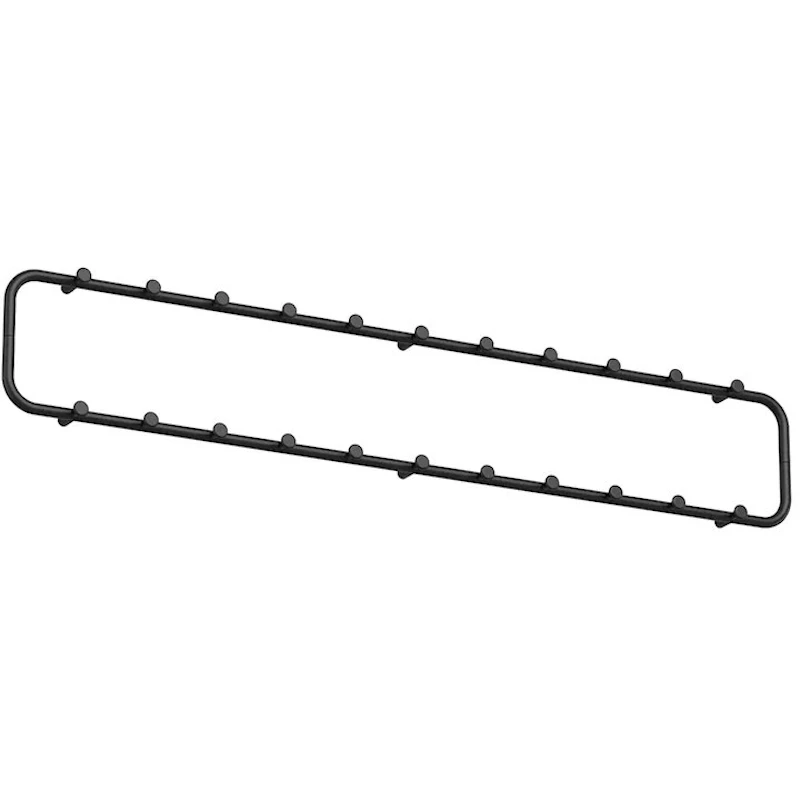 Classic Coat Rack Black 120 cm