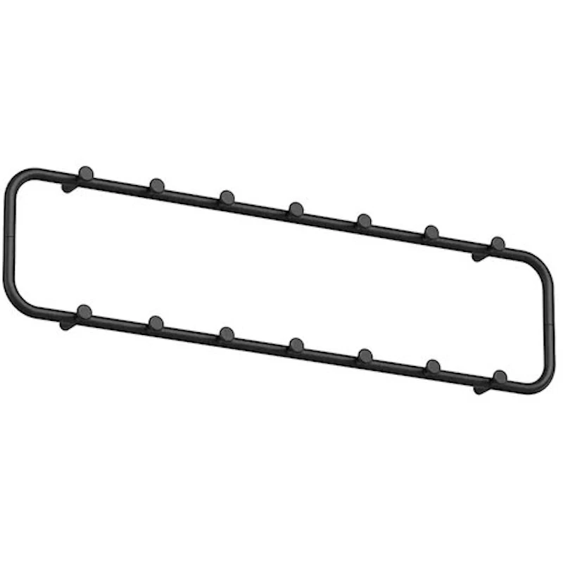 Classic Coat Rack Black 80 cm