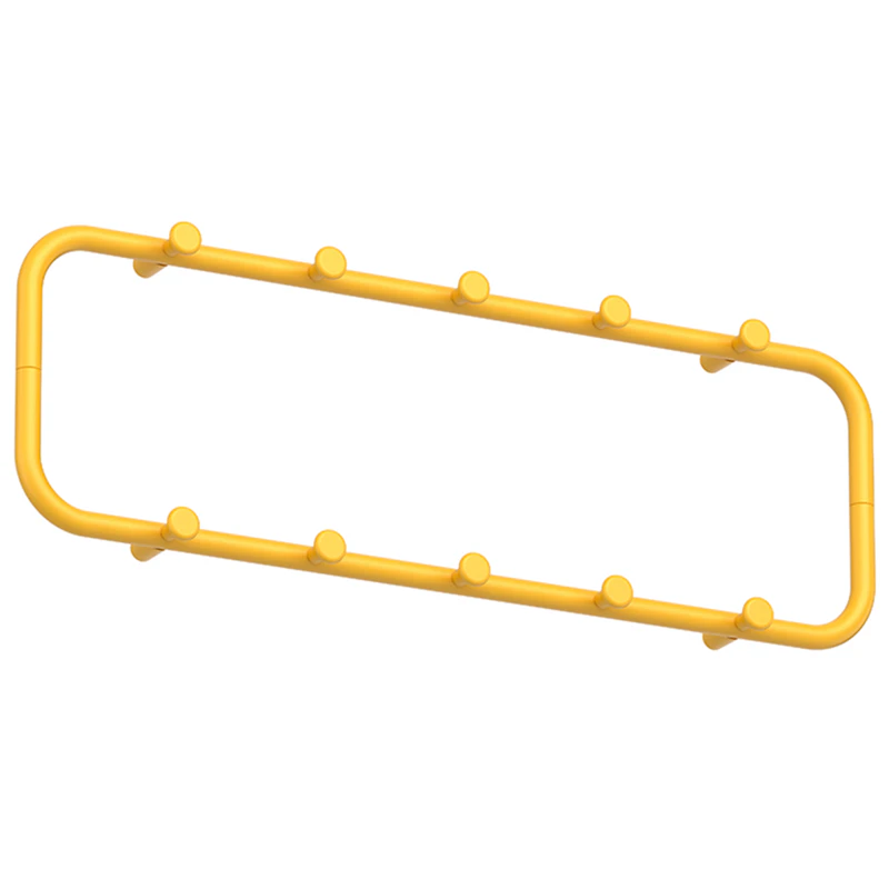Classic Coat Rack Sun Yellow 80 cm