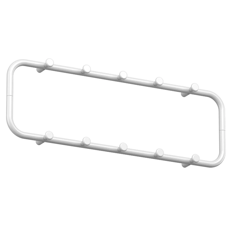 Classic Coat Rack White 80 cm