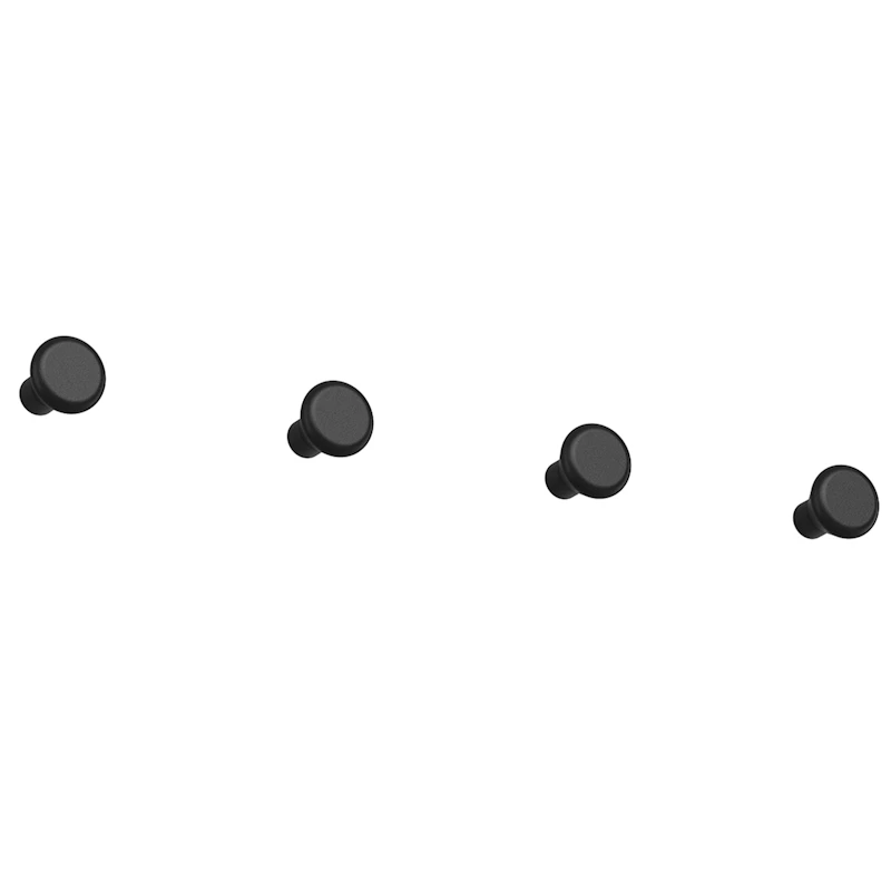 Classic Hook 4-pack, Black