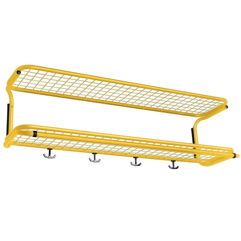 Classic Hat Rack Double Sun Yellow 120 cm