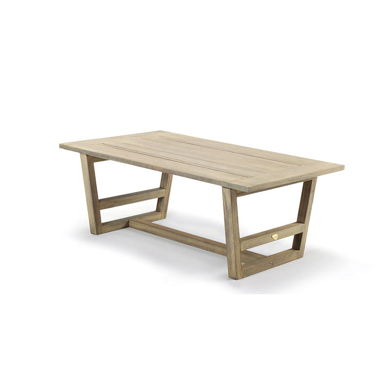 Costes Coffee Table 100x60 cm, Pickled Teak