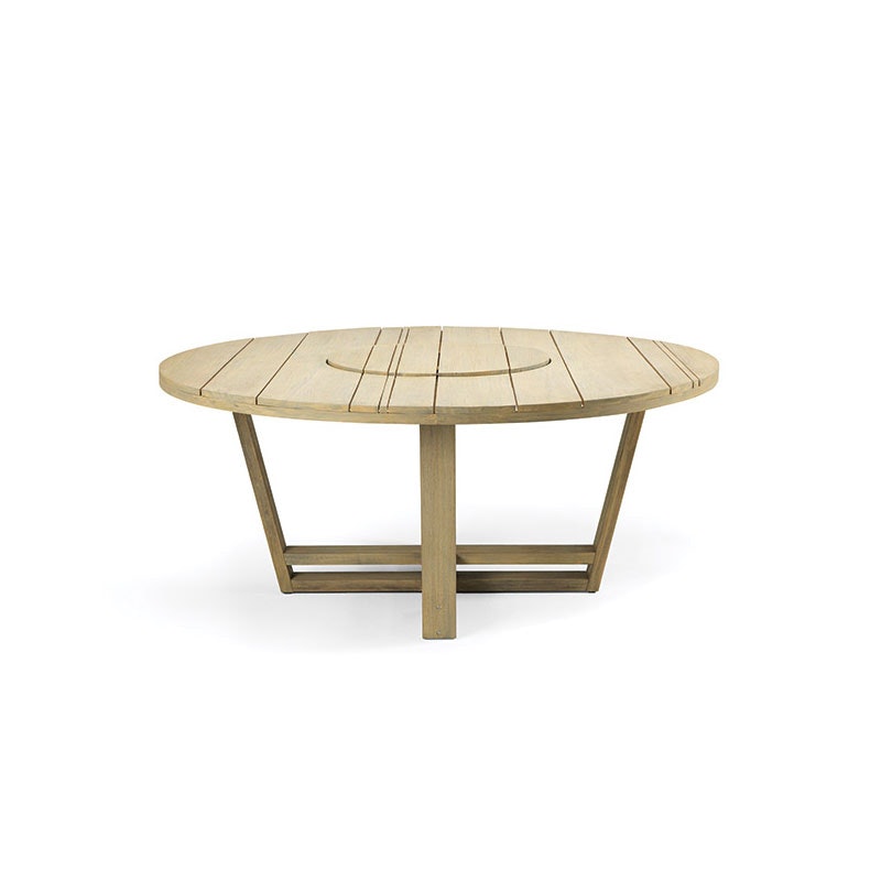 Costes Dining Table 175 cm, Pickled Teak