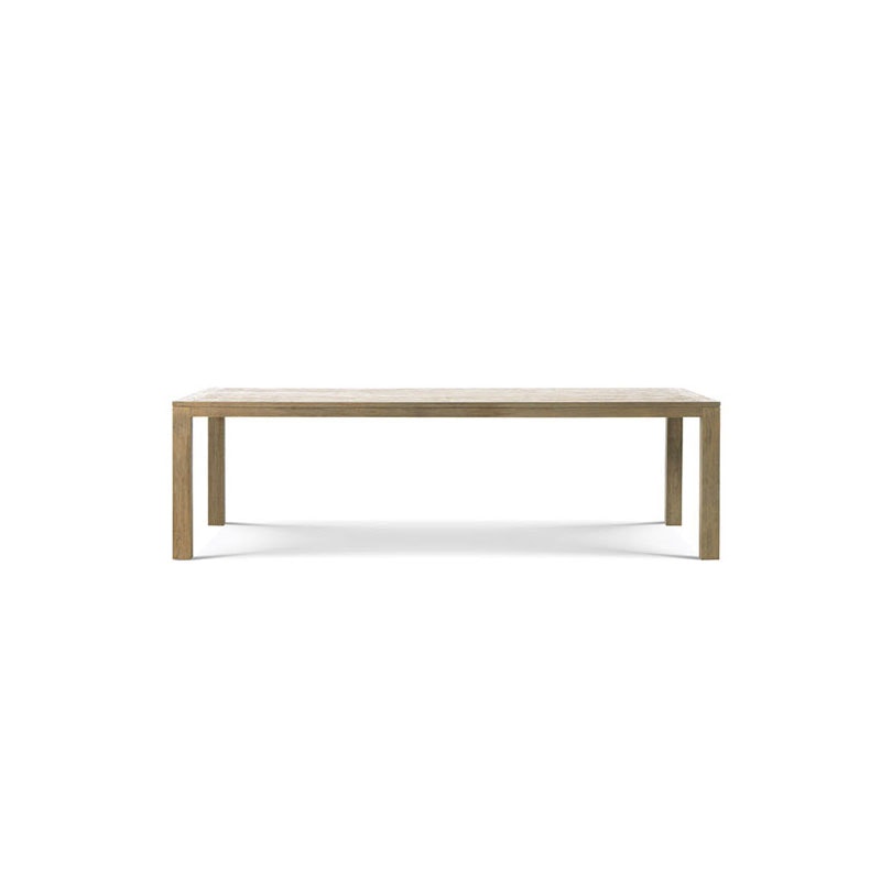 Costes Dining Table 240x160 cm, Pickled Teak