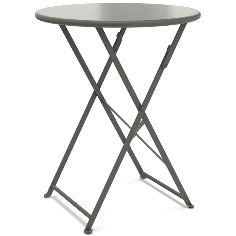 Flower Foldable Table Ø60 cm, Mud Grey