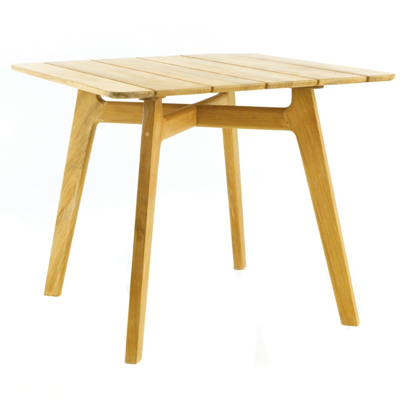 Knit Dining Table Teak, 90x90 cm