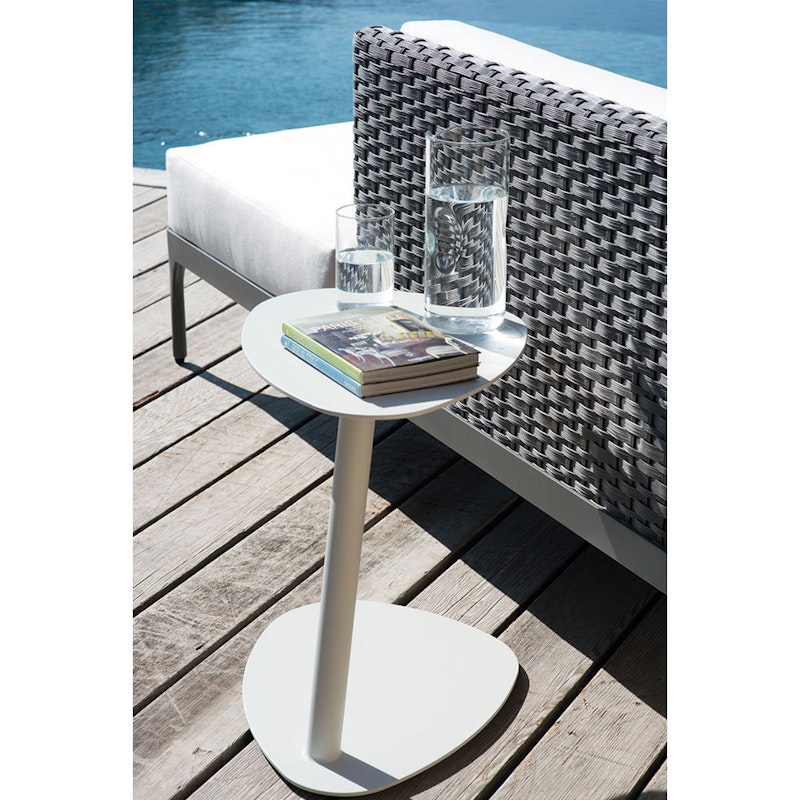 Smart Side Table Aluminium, Warm White