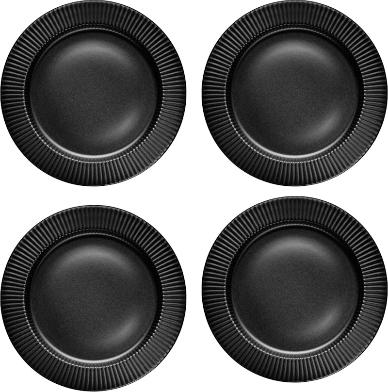 Legio Nova Dinner Plate 28 cm 4-pack, Black