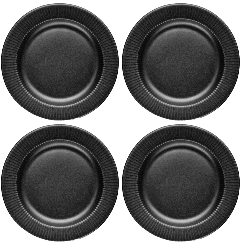 Legio Nova Side Plate 19 cm 4-pack, Black