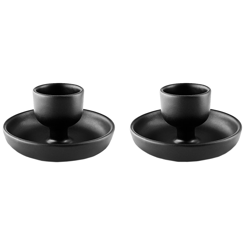 Nordic Kitchen Egg Cup 2-pack, Black