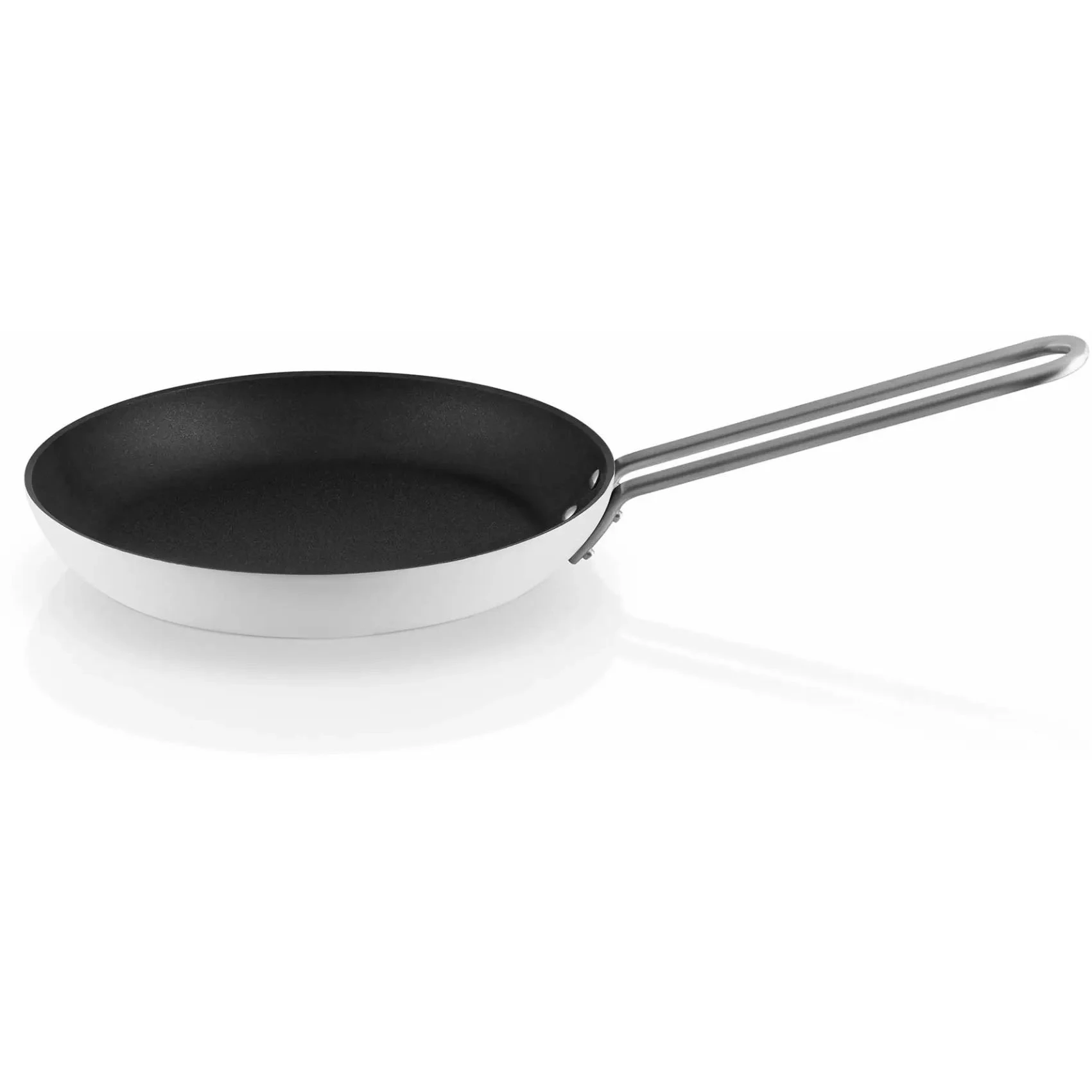 White Line Frying Pan Ceramic Slip-Let® 24 cm | RoyalDesign.co.uk