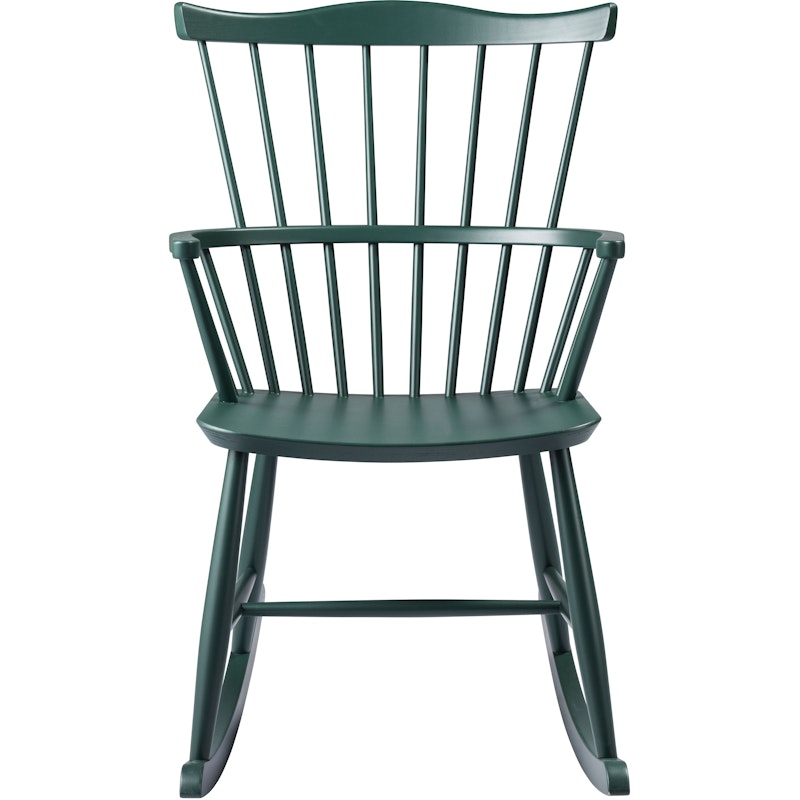 J52G Rocking Chair, Black Green