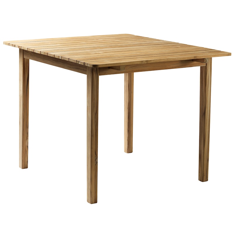 M3 Sammen Dining Table Outdoor Teak, 104.5 cm