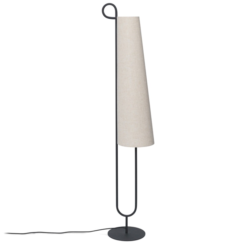 Ancora Floor Lamp, Natural/Black