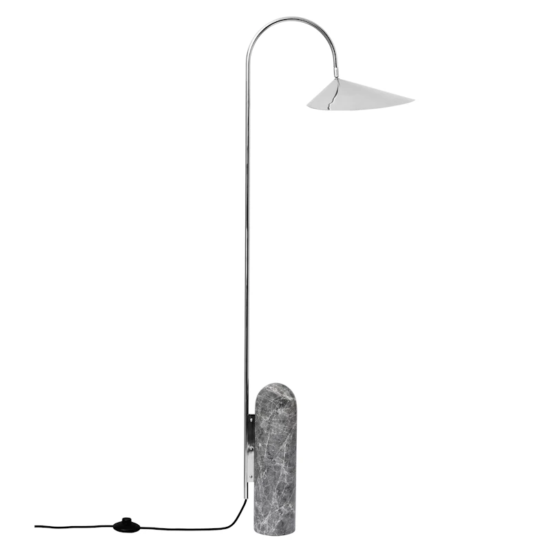 Arum Floor Lamp, Stainless Steel