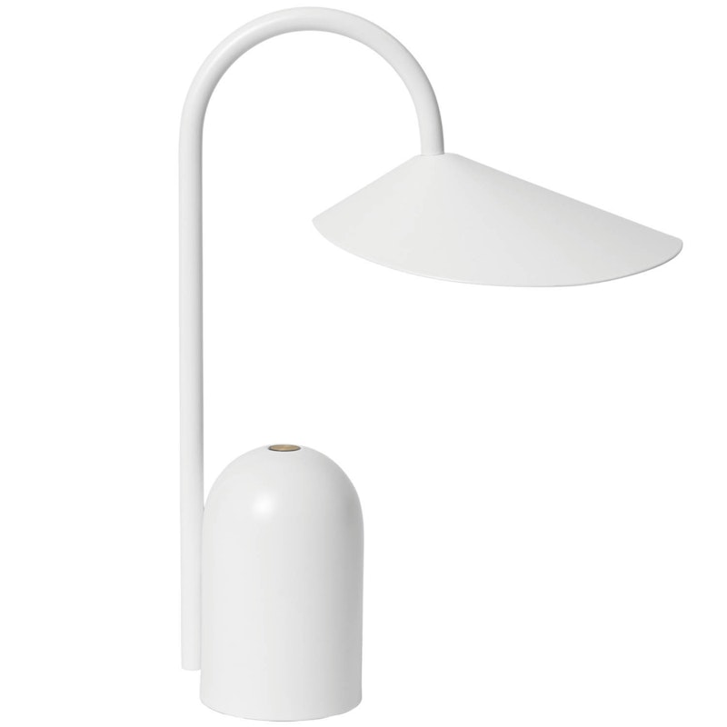 Arum Portable Table Lamp 30 cm, White