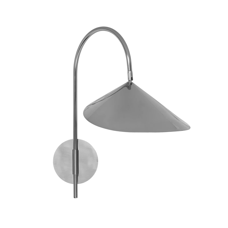Arum Swivel Wall Lamp, Stainless Steel