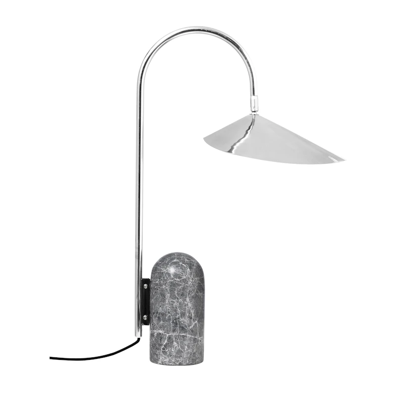 Arum Table Lamp, Stainless Steel