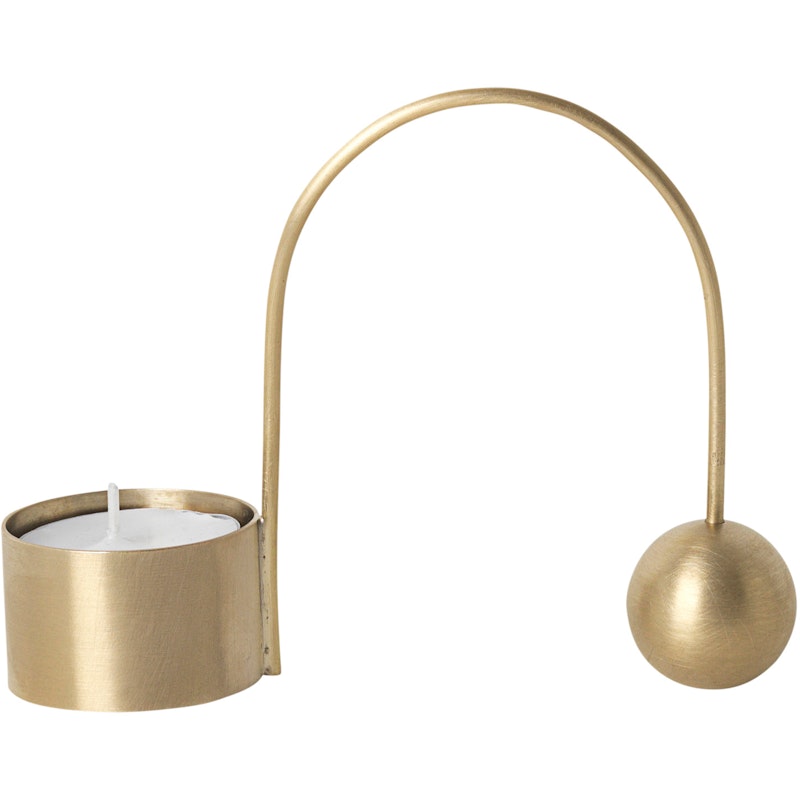 Balance Candle Holder, Brass