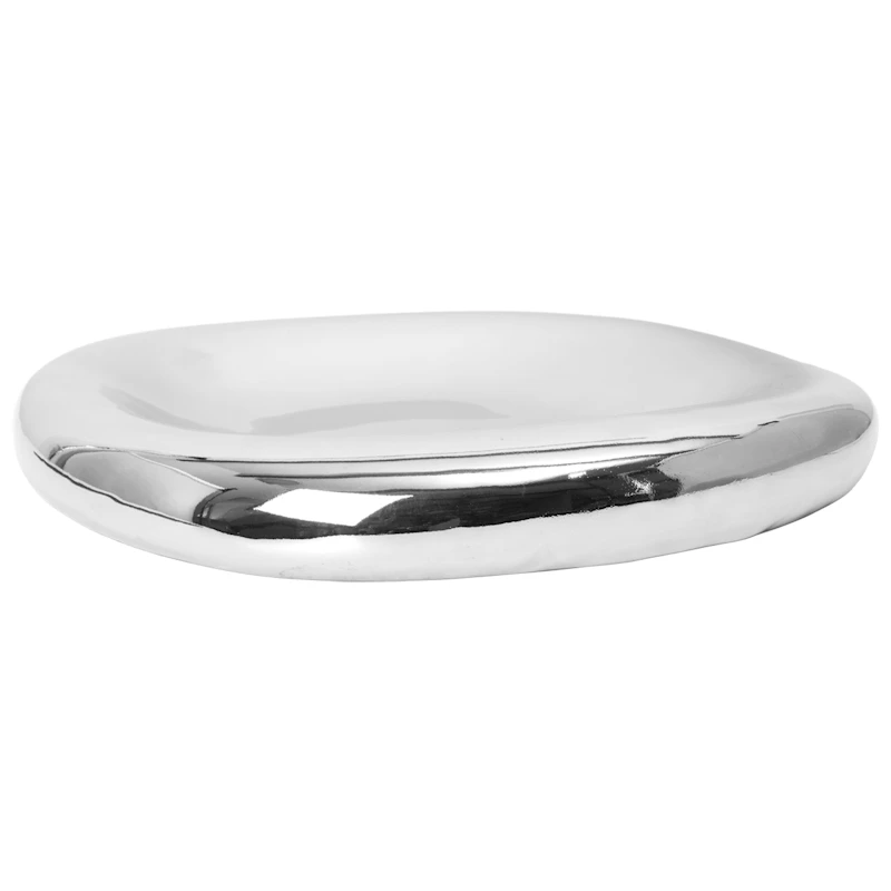 Bellure Bowl Ø35 cm, Silver