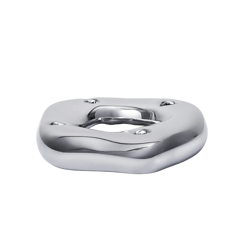 Bellure Ring Candle Holder, Silver