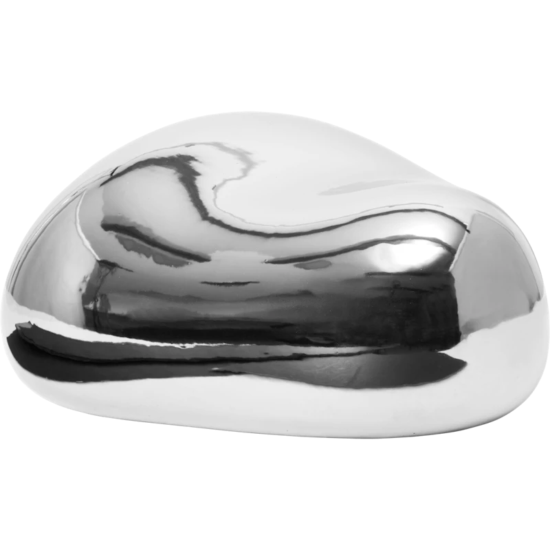 Bellure Decorative Item Oval, Silver