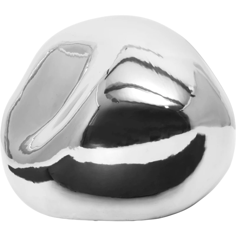 Bellure Decorative Item Round, Silver