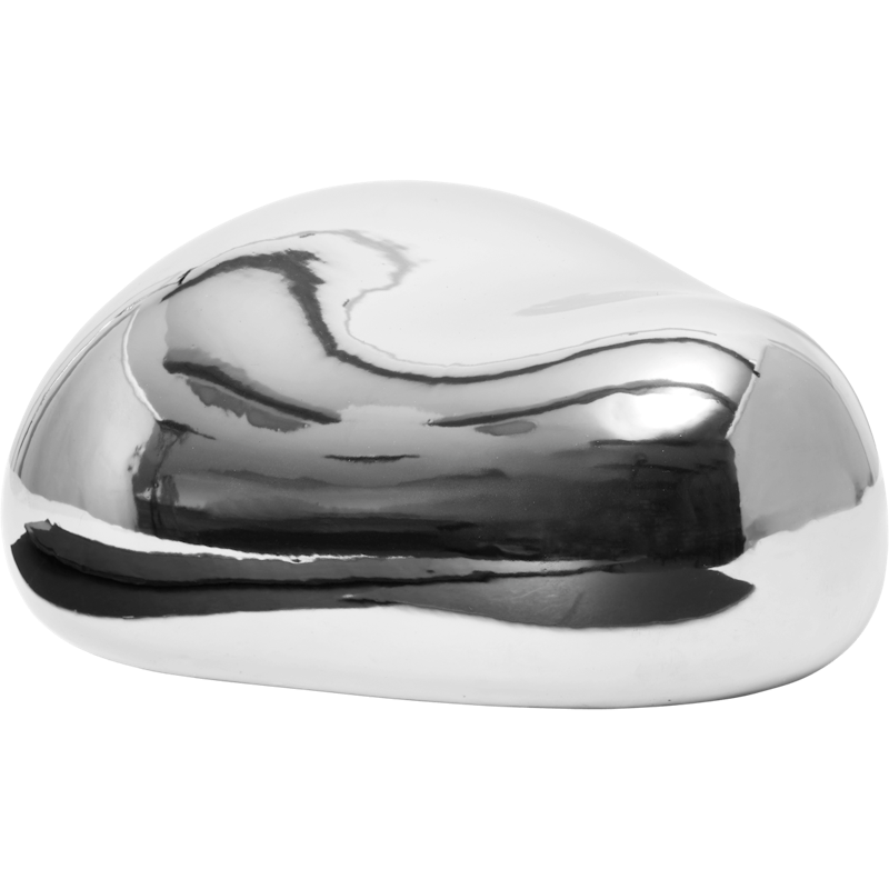 Bellure Decorative Item Oval, Silver