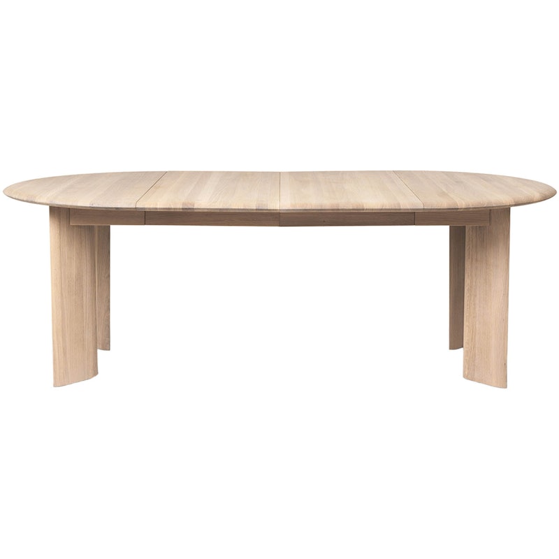 Bevel Extend. x2 Table, White Oiled Oak