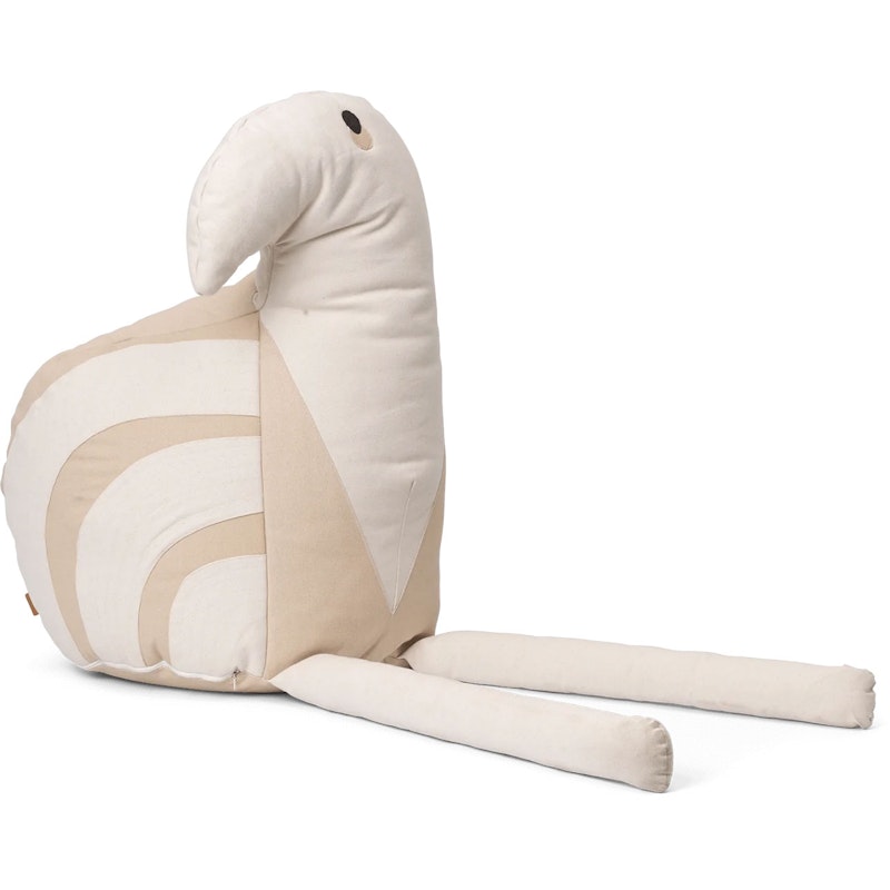 Birdy Bean Bag, Off-white / Natural