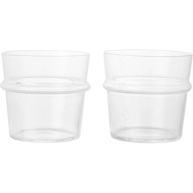 Boya Glass Low 2-pack, Clear