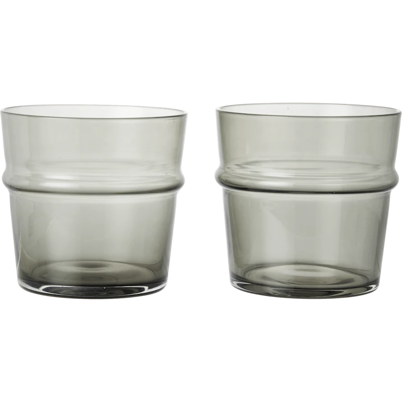 Boya Glass Low 2-pack, Smoked Grey