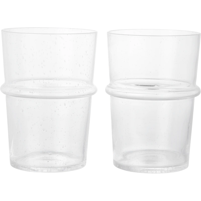 Boya Glass Tall 2-pack, Clear