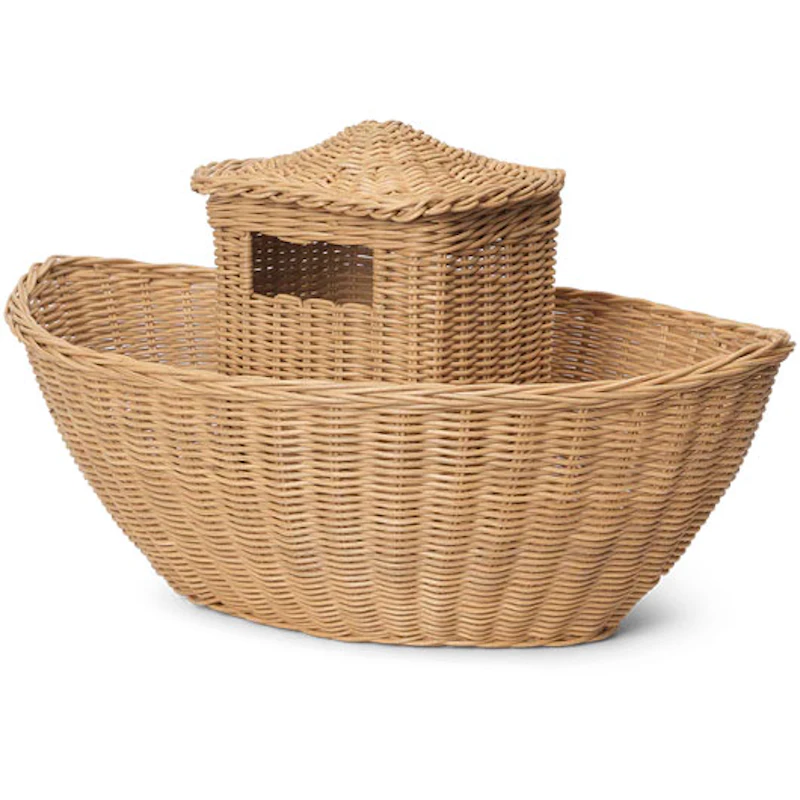 Braided Ark Basket, Natural