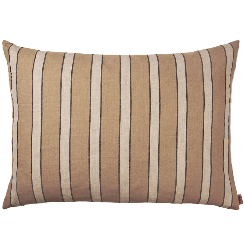 Brown Scatter Cushion Stripe, 60x80 cm