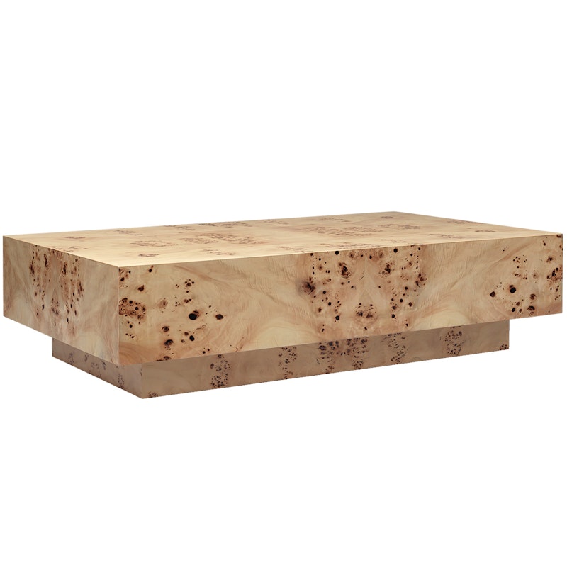 Burl Coffee Table 70x117 cm