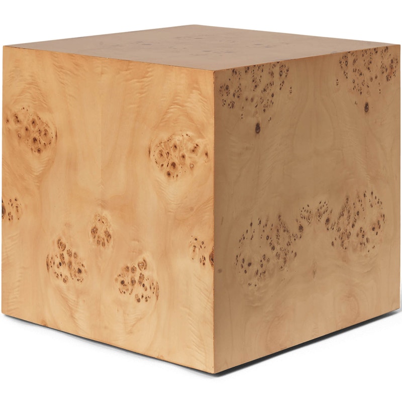 Burl wood end table discount