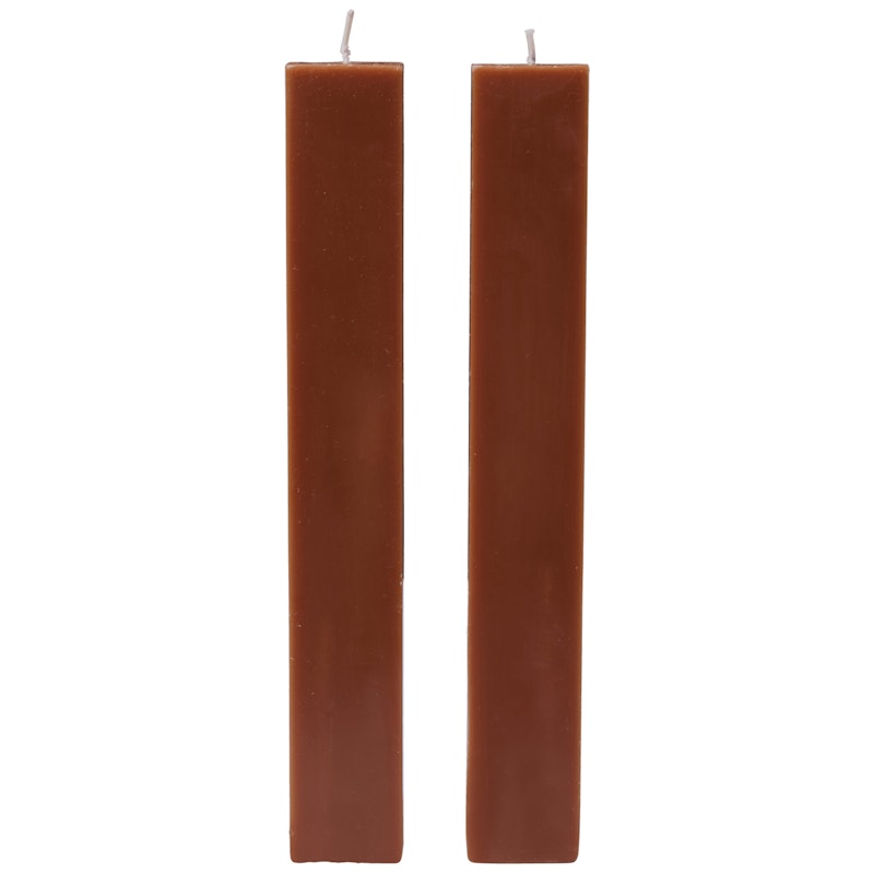Burren Pillar Candles Bronze 2-pack