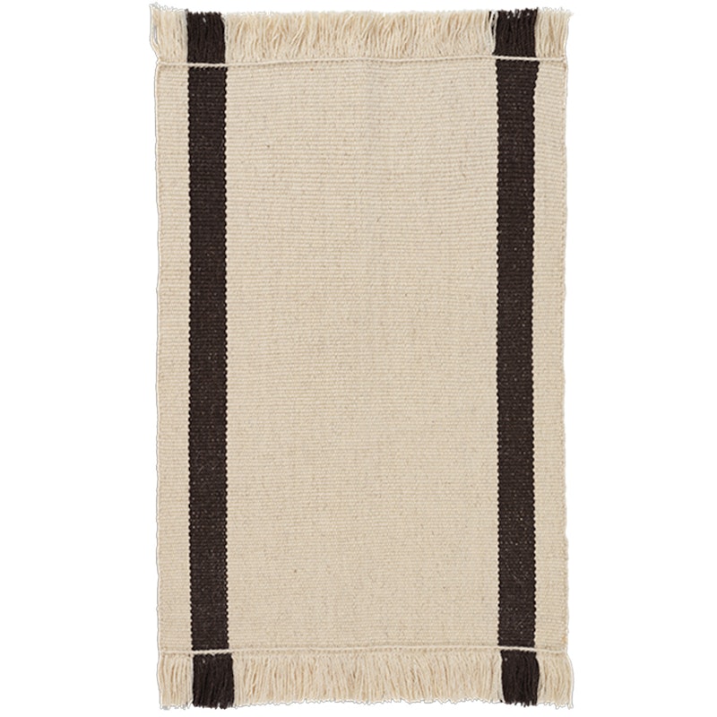 Calm Kelim Door Mat 50x70 cm Off-white / Coffee