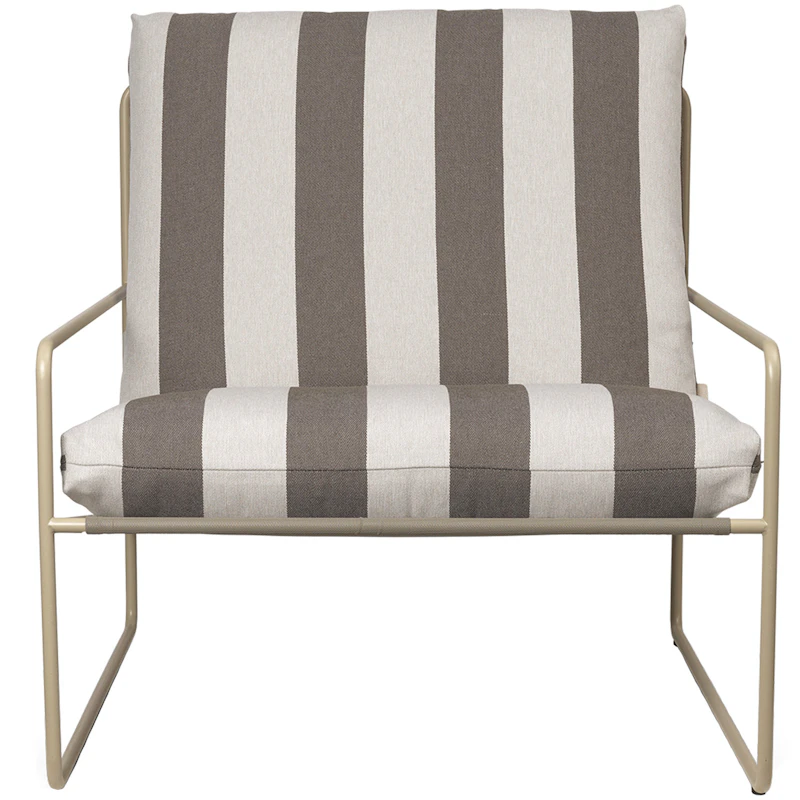 Desert Armchair, Cashmere / Stripe